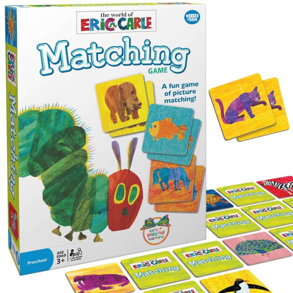 Wonder Forge Eric Carle Matching Game For Boys & Girls Age 3 To 5 - A Fun & Fast Animal Memory Game Wonder Forge Eric Carle Matching Game For Boys & Girls Age 3 To 5 - A Fun & Fast Animal Memory Game