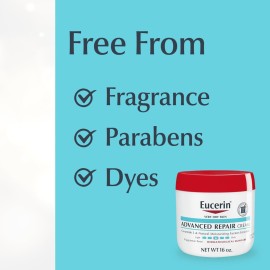 Eucerin Advanced Repair Body Cream for Very Dry Skin, Fragrance Free Daily Body Moisturizer, 16 Oz Jar Eucerin Advanced Repair Body Cream for Very Dry Skin, Fragrance Free Daily Body Moisturizer, 16 Oz Jar