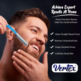 Beard Shaping Tool Razor Mustache - Straight Edge Travel Razors For Bags Grooming Kit Blade Trimmer For Men After Black Color Dye Balm Oil Wash Replacement Disposable Stainless Steel Eyebrow Clippers Beard Shaping Tool Razor Mustache - Straight Edge Travel Razors For Bags Grooming Kit Blade Trimmer For Men After Black Color Dye Balm Oil Wash Replacement Disposable Stainless Steel Eyebrow Clippers