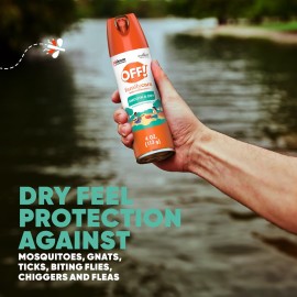 OFF! Family Care Insect & Mosquito Repellent, Bug Spray Containing 15% DEET, Protects Against Mosquitoes, 4 Oz, 2 Count OFF! Family Care Insect & Mosquito Repellent, Bug Spray Containing 15% DEET, Protects Against Mosquitoes, 4 Oz, 2 Count