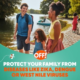 OFF! Family Care Insect & Mosquito Repellent, Bug Spray Containing 15% DEET, Protects Against Mosquitoes, 4 Oz, 2 Count OFF! Family Care Insect & Mosquito Repellent, Bug Spray Containing 15% DEET, Protects Against Mosquitoes, 4 Oz, 2 Count