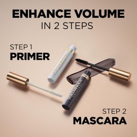 L\'Oreal Paris Makeup Voluminous Lash Boosting Conditioning Primer Mascara, White Primer, 0.24 fl; oz. L\'Oreal Paris Makeup Voluminous Lash Boosting Conditioning Primer Mascara, White Primer, 0.24 fl; oz.