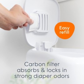Diaper Genie Carbon Filter (4-Pack) | Diaper Pail Odor Eliminator & Deodorizer | Compatible with the Diaper Genie Complete and Expressions Pail Diaper Genie Carbon Filter (4-Pack) | Diaper Pail Odor Eliminator & Deodorizer | Compatible with the Diaper Genie Complete and Expressions Pail