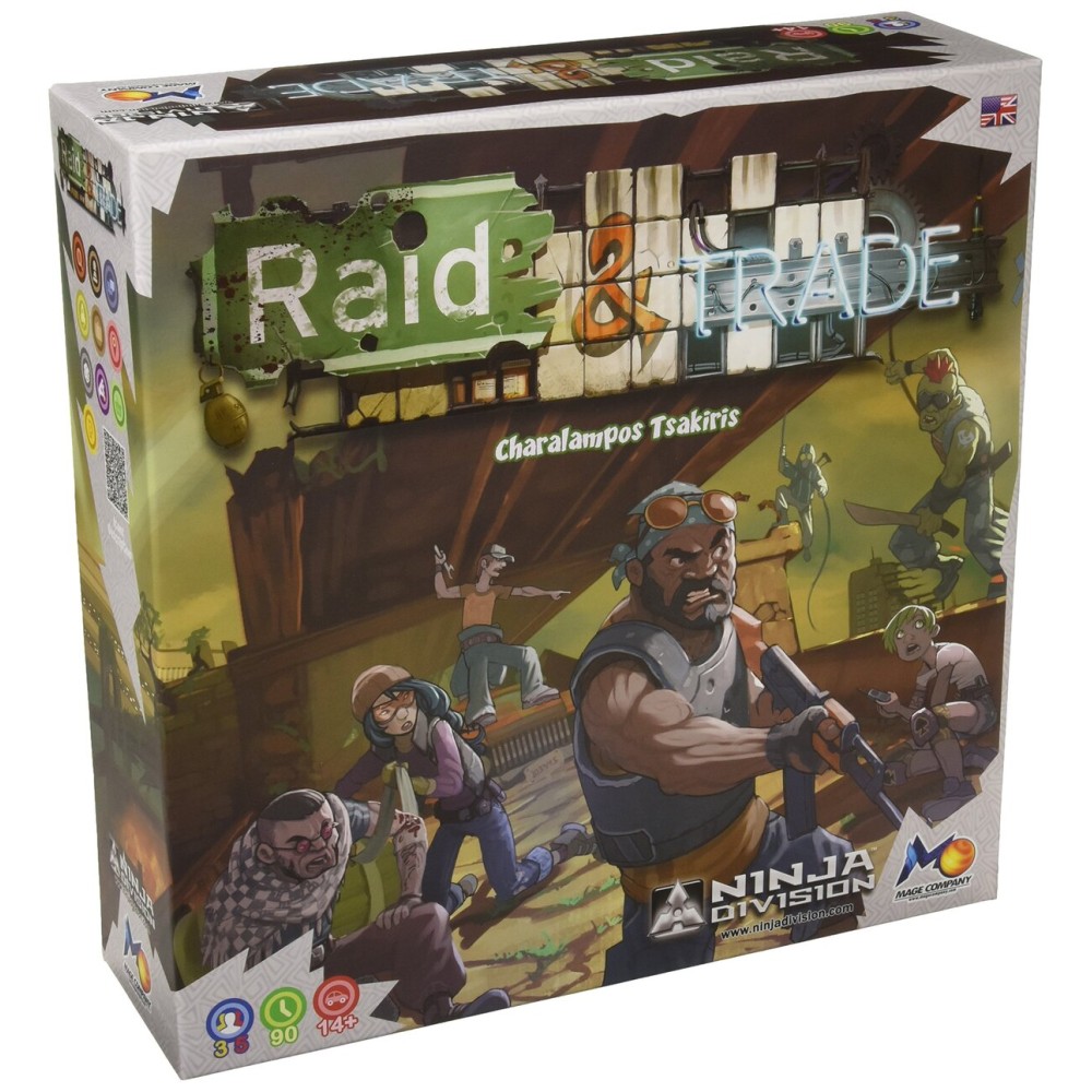 Ninja Division Raid & Trade Board Game Ninja Division Raid & Trade Board Game