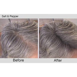 Joan Rivers Great Hair Day Root Touch Up Powder - Fill-in Powder for Thicker, Fuller Looking Hair (Salt Pepper)