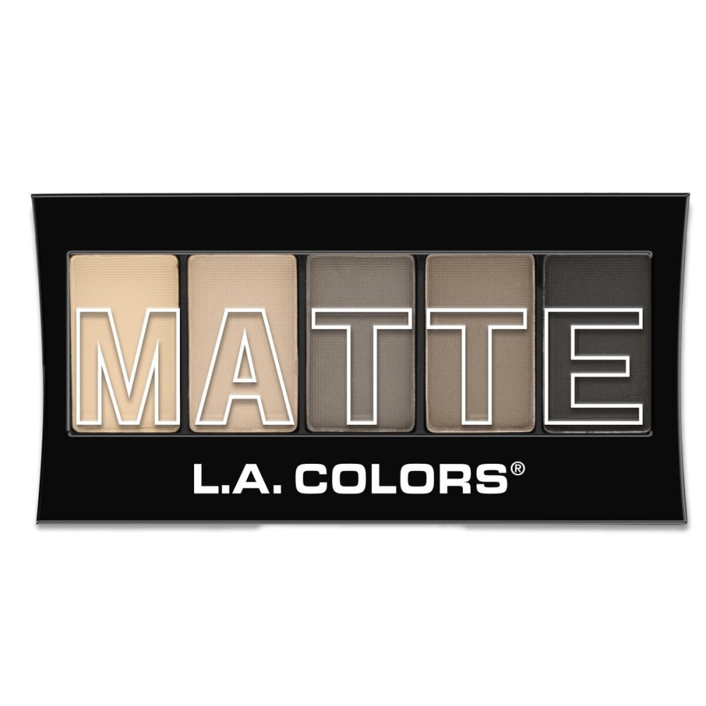 L.A. COLORS 5 Color Matte Eyeshadow Palette, Nude Suede CEM480 L.A. COLORS 5 Color Matte Eyeshadow Palette, Nude Suede CEM480