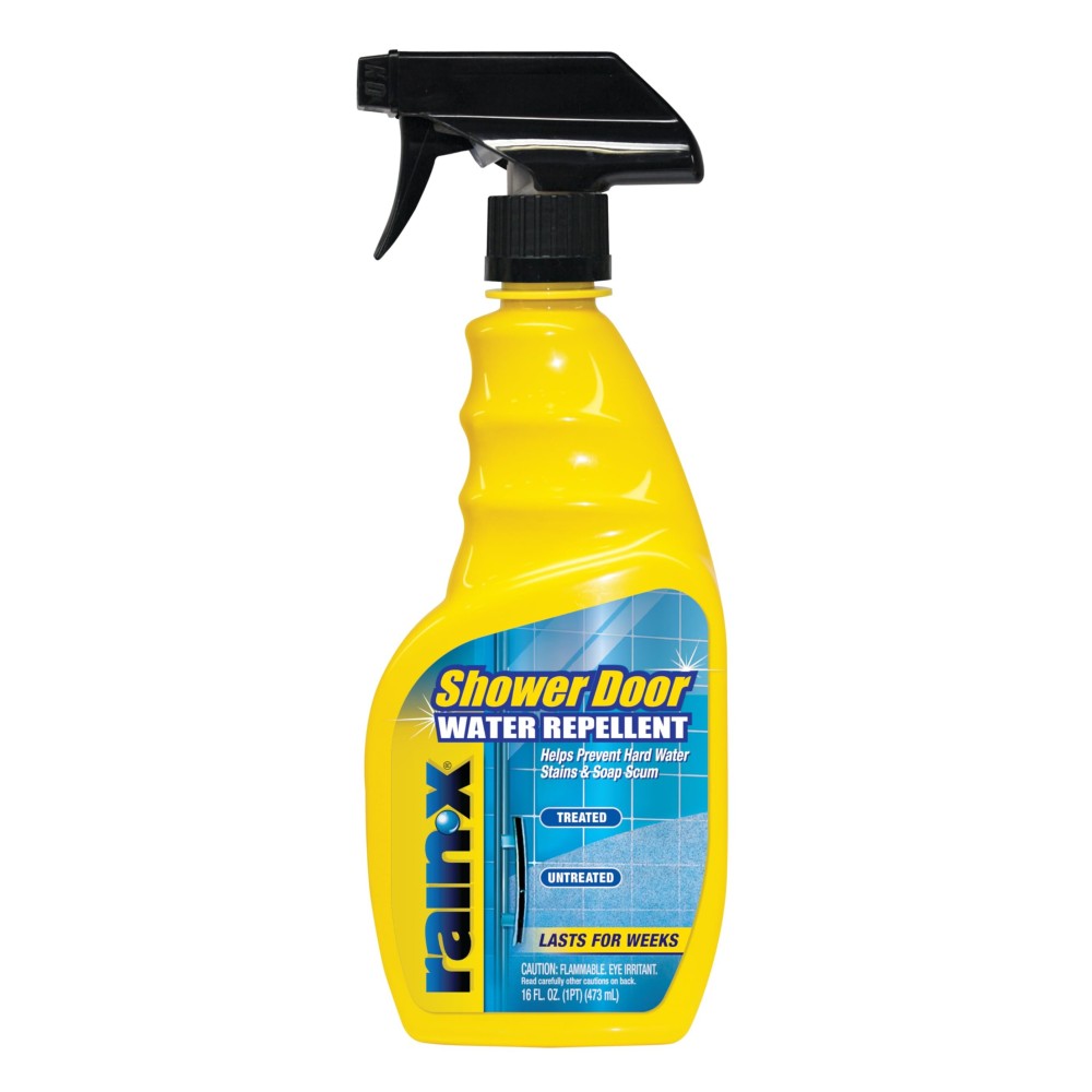Rain-X 630023 Glass Shower Cleaner Water Repellent - Bathroom cleaner and window cleaner, bathroom cleaning supplies - Protects Glass Shower And Doors From Soap Residue And Hard Water, 16 Fl. Oz. Rain-X 630023 Glass Shower Cleaner Water Repellent - Bathroom cleaner and window cleaner, bathroom cleaning supplies - Protects Glass Shower And Doors From Soap Residue And Hard Water, 16 Fl. Oz.