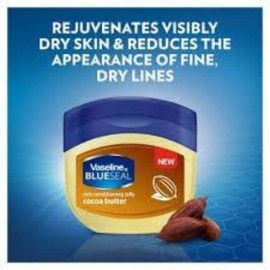 Vaseline 1 Blueseal Cocoa Butter Rich Conditioning Jelly, 50Ml Vaseline 1 Blueseal Cocoa Butter Rich Conditioning Jelly, 50Ml