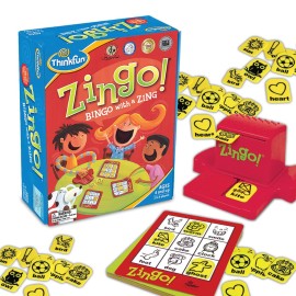 ThinkFun Zingo Bingo Award Winning Preschool Game for Pre-Readers and Early Readers Age 4 and Up - One of the Most Popular Board Games for Boys and Girls and their Parents (97700) ThinkFun Zingo Bingo Award Winning Preschool Game for Pre-Readers and Early Readers Age 4 and Up - One of the Most Popular Board Games for Boys and Girls and their Parents (97700)