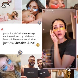 grace & stella Award Winning Under Eye Mask - Birthday Gifts For Women - Bridesmaid Gifts - Reduce Dark Circles, Puffy Eyes, Undereye Bags, Wrinkles - Under Eye Patches - Vegan (24 Pairs, Pink) grace & stella Award Winning Under Eye Mask - Birthday Gifts For Women - Bridesmaid Gifts - Reduce Dark Circles, Puffy Eyes, Undereye Bags, Wrinkles - Under Eye Patches - Vegan (24 Pairs, Pink)