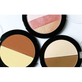 wet n wild MegaGlo Illuminating Blush Makeup Powder Palette, Catwalk Pink, Highlighter Face Make Up