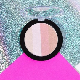 wet n wild MegaGlo Illuminating Blush Makeup Powder Palette, Catwalk Pink, Highlighter Face Make Up