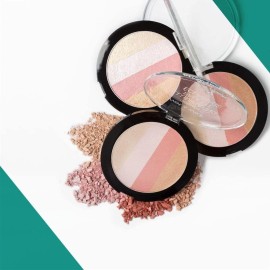 wet n wild MegaGlo Illuminating Blush Makeup Powder Palette, Catwalk Pink, Highlighter Face Make Up