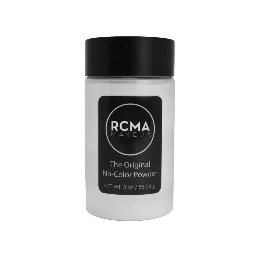 RCMA Makeup The Original No Color Powder, Loose Setting Powder, Professional Makeup, No Flash Back, Universal, All Skin Types, Flawless Finish, Reduces Shine, Vegan and Cruelty- Free, 3oz