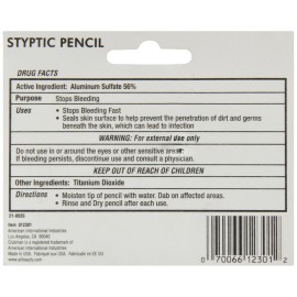 Woltra Styptic Pencil Small, 0.25 Ounce Woltra Styptic Pencil Small, 0.25 Ounce