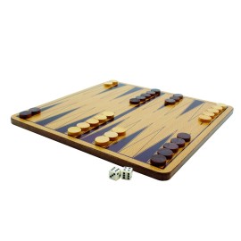 TCG Toys Solid Wood Backgammon, 10, 1032 TCG Toys Solid Wood Backgammon, 10, 1032