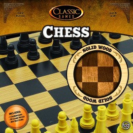 The Canadian Group TCG Toys Solid Wood Chess Set, 10 The Canadian Group TCG Toys Solid Wood Chess Set, 10