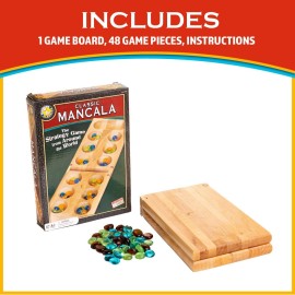 Classic Mancala - Fun Board Game for Friends and Family - Timeless Strategy Game Classic Mancala - Fun Board Game for Friends and Family - Timeless Strategy Game