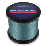 KastKing Superpower Braided Fishing Line,Low-Vis Gray,20 LB,327 Yds