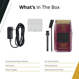 Wahl Professional 5 Star Shaver Corded and Cordless Operation Rechargeable Finishing Tool 60 Min Runtime Nicad Battery Wahl Professional 5 Star Shaver Corded and Cordless Operation Rechargeable Finishing Tool 60 Min Runtime Nicad Battery