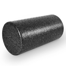 ProsourceFit High Density Foam Rollers 12 - inches long, Firm Full Body Athletic Massager for Back Stretching, Yoga, Pilates, Post Workout Trigger Point Release, Black ProsourceFit High Density Foam Rollers 12 - inches long, Firm Full Body Athletic Massager for Back Stretching, Yoga, Pilates, Post Workout Trigger Point Release, Black