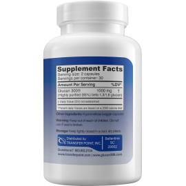Transfer Point Immune Support Supplement with 500mg of Highly Purified Beta Glucan Per Capsule (Pack of 1) Transfer Point Immune Support Supplement with 500mg of Highly Purified Beta Glucan Per Capsule (Pack of 1)