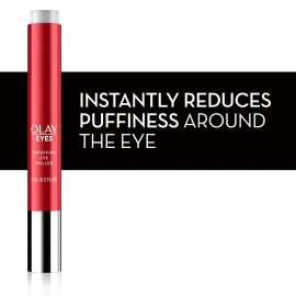 Eye Treatment by Olay Eyes Depuffing Eye Roller with Vitamin E Massages to Help Reduce Puffiness and Instantly Awaken Tired-Looking Eyes, 0.2 Fl Oz