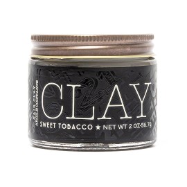 18.21 Man Made Hair Styling Product, 2oz. Original Sweet Tobacco Scent in Clay with Matte Finish