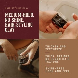 18.21 Man Made Hair Styling Product, 2oz. Original Sweet Tobacco Scent in Clay with Matte Finish 18.21 Man Made Hair Styling Product, 2oz. Original Sweet Tobacco Scent in Clay with Matte Finish