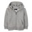 The Children\'s Place baby boys And Toddler Zip Up Hoodie School Uniform Pullover Sweater, Smoke, 2T US