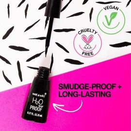 wet n wild H2O Proof Liquid Eyeliner, Waterproof & Smudge-Proof, Long-Lasting Definition, Precise Brush Applicator, Cruelty-Free - Black wet n wild H2O Proof Liquid Eyeliner, Waterproof & Smudge-Proof, Long-Lasting Definition, Precise Brush Applicator, Cruelty-Free - Black