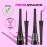 wet n wild H2O Proof Liquid Eyeliner, Waterproof & Smudge-Proof, Long-Lasting Definition, Precise Brush Applicator, Cruelty-Free - Black