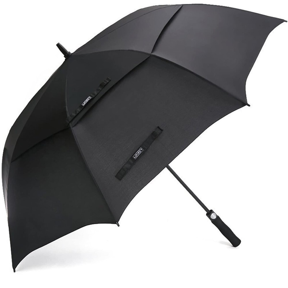 G4Free 62 Inch Automatic Open Golf Umbrella Extra Large Oversize Double Canopy Vented Windproof Waterproof Stick Umbrellas (Black) G4Free 62 Inch Automatic Open Golf Umbrella Extra Large Oversize Double Canopy Vented Windproof Waterproof Stick Umbrellas (Black)