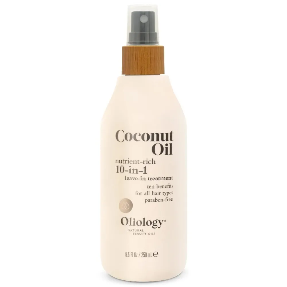 Oliology Coconut Oil 10-in-1 Multipurpose Spray - Leave in Treatment for All Hair Types | Detangles, Controls Frizz, Hydrates & Moisturizes | Made in USA, Cruelty Free & Paraben Free (8.5 oz) Oliology Coconut Oil 10-in-1 Multipurpose Spray - Leave in Treatment for All Hair Types | Detangles, Controls Frizz, Hydrates & Moisturizes | Made in USA, Cruelty Free & Paraben Free (8.5 oz)