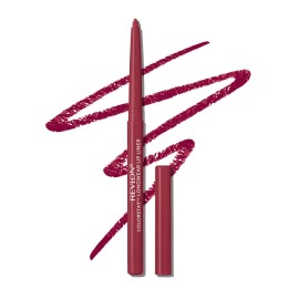 Revlon Colorstay Lip Liner Makeup with Built-In Sharpener, Longwear Rich Colors, Smooth Application, 670 Wine, 0.01 oz