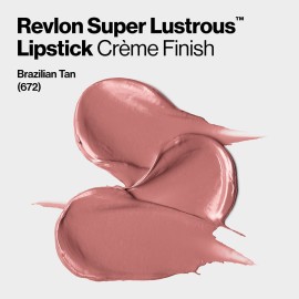 Revlon Super Lustrous Lipstick, Creamy Formula For Soft, Fuller-Looking Lips, Moisturized Feel, Nude Attitude (001), 0.15 oz Revlon Super Lustrous Lipstick, Creamy Formula For Soft, Fuller-Looking Lips, Moisturized Feel, Nude Attitude (001), 0.15 oz