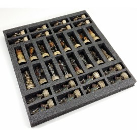 HPL Skeleton Slayer Fantasy Gothic Skull Chess Men Set - NO Board