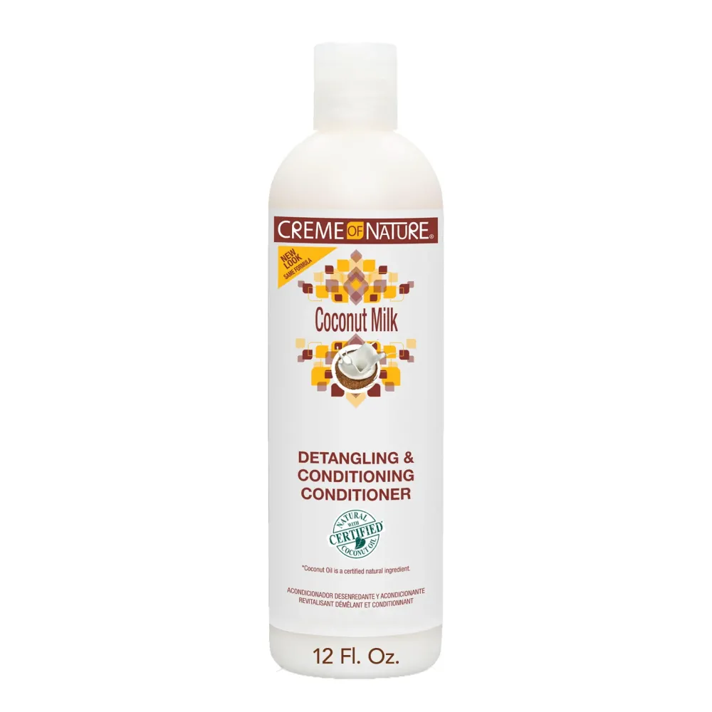 Conditioner with Coconut Milk by Creme of Nature, Detangling and Conditioning Formula for Normal Hair 12, Fl Oz Conditioner with Coconut Milk by Creme of Nature, Detangling and Conditioning Formula for Normal Hair 12, Fl Oz