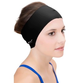Sync Hair Guard & Ear Guard Headband - Wear Under Swimming Caps (Black) Sync Hair Guard & Ear Guard Headband - Wear Under Swimming Caps (Black)