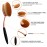 Yoseng Oval Foundation Brush Large Toothbrush makeup brushes Fast Flawless Application Liquid Cream Powder Foundation