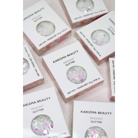 KARIZMA Iridescent Glitter. 10g Chunky Face, Hair, Eye and Body for Women. Rave, Festival Accessories, Cosmetic Makeup. Loose Glitter Set
