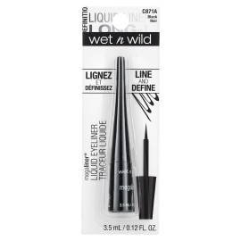 wet n wild MegaLiner Liquid Eyeliner - Black (packaging) wet n wild MegaLiner Liquid Eyeliner - Black (packaging)