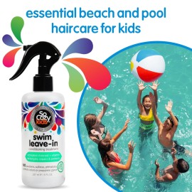 SoCozy Swim Leave In Conditioner Spray & Treatment for Kids Hair (8 Fl Oz) Protects & Repairs Pool, Sun & Salt Damaged Hair, Gentle Formula with Activated Charcoal, Vitamin B5 & Sunflower Seed Extract SoCozy Swim Leave In Conditioner Spray & Treatment for Kids Hair (8 Fl Oz) Protects & Repairs Pool, Sun & Salt Damaged Hair, Gentle Formula with Activated Charcoal, Vitamin B5 & Sunflower Seed Extract