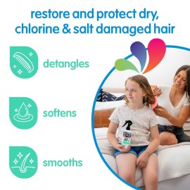 SoCozy Swim Leave In Conditioner Spray & Treatment for Kids Hair (8 Fl Oz) Protects & Repairs Pool, Sun & Salt Damaged Hair, Gentle Formula with Activated Charcoal, Vitamin B5 & Sunflower Seed Extract SoCozy Swim Leave In Conditioner Spray & Treatment for Kids Hair (8 Fl Oz) Protects & Repairs Pool, Sun & Salt Damaged Hair, Gentle Formula with Activated Charcoal, Vitamin B5 & Sunflower Seed Extract