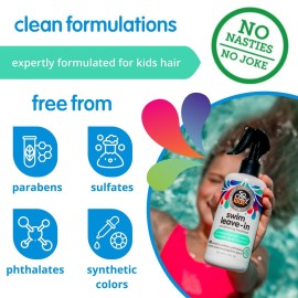 SoCozy Swim Leave In Conditioner Spray & Treatment for Kids Hair (8 Fl Oz) Protects & Repairs Pool, Sun & Salt Damaged Hair, Gentle Formula with Activated Charcoal, Vitamin B5 & Sunflower Seed Extract SoCozy Swim Leave In Conditioner Spray & Treatment for Kids Hair (8 Fl Oz) Protects & Repairs Pool, Sun & Salt Damaged Hair, Gentle Formula with Activated Charcoal, Vitamin B5 & Sunflower Seed Extract