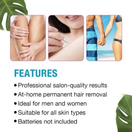 Clean + Easy Electrolysis Machine for Permanent Hair Removal - Non-Laser, Painless Electrolysis Hair Removal for Face & Body, At-Home Remover Device Clean + Easy Electrolysis Machine for Permanent Hair Removal - Non-Laser, Painless Electrolysis Hair Removal for Face & Body, At-Home Remover Device