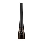 wet n wild H2O Proof Liquid Eyeliner, Waterproof & Smudge-Proof, Long-Lasting Definition, Precise Brush Applicator, Cruelty-Free - Dark Brown