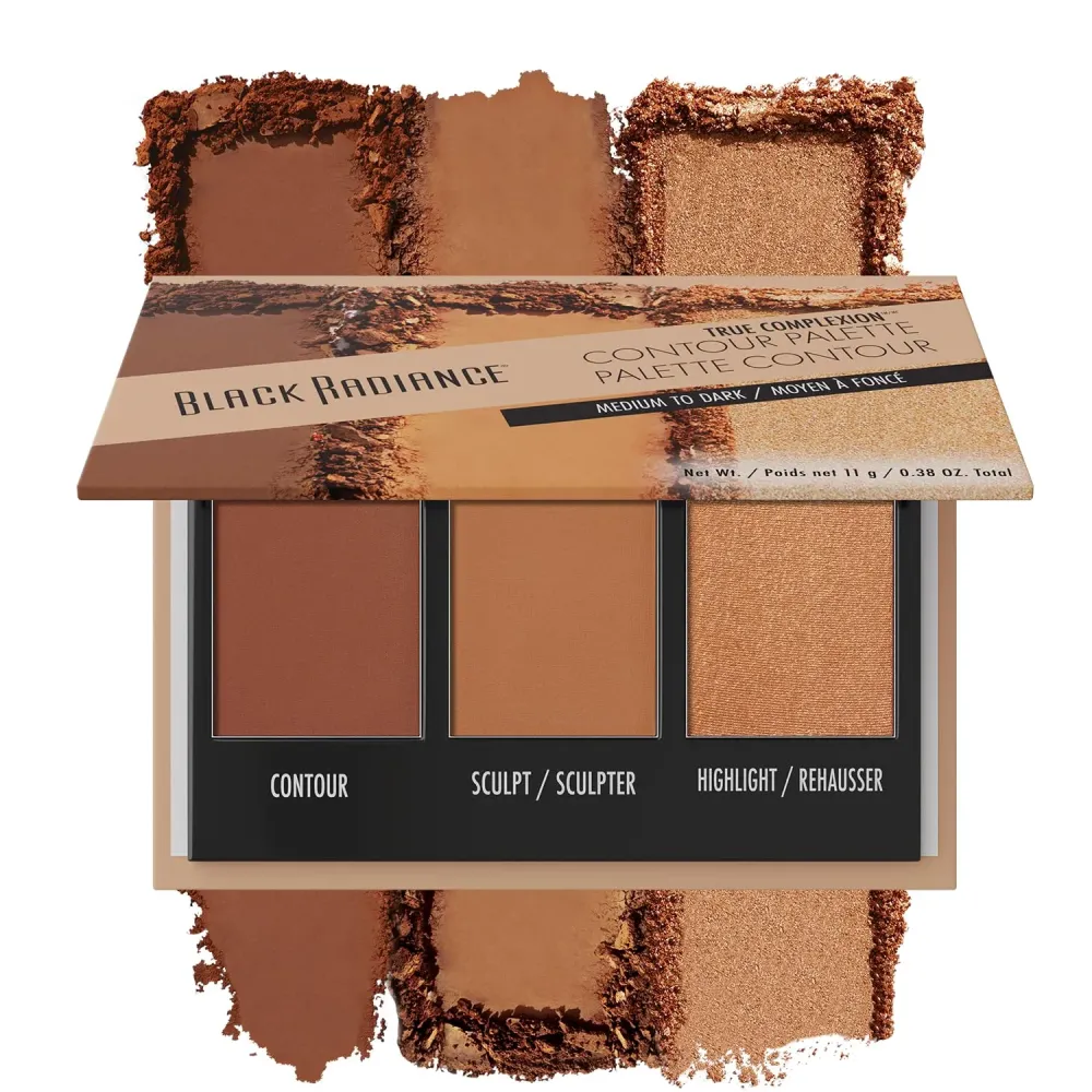Black Radiance True Complexion Contour Palette, Medium to Dark, 0.38 Ounce Black Radiance True Complexion Contour Palette, Medium to Dark, 0.38 Ounce