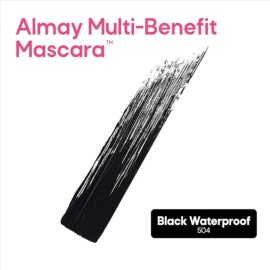 Almay Mascara, Volume, Length, Definition & Conditioning, Multi-Benefit Eye Makeup, Hypoallergenic and Fragrance-Free, 504 Black Almay Mascara, Volume, Length, Definition & Conditioning, Multi-Benefit Eye Makeup, Hypoallergenic and Fragrance-Free, 504 Black