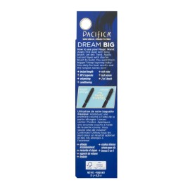 Pacifica Dream Big Mascara - Black Magic 7-in-1 Lash Extending Mascara, Twist-Adjust Brush for Length & Volume, Lash Serum Infused, Vegan Ophthalmologist tested Pacifica Dream Big Mascara - Black Magic 7-in-1 Lash Extending Mascara, Twist-Adjust Brush for Length & Volume, Lash Serum Infused, Vegan Ophthalmologist tested